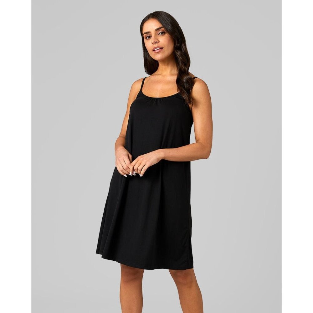 32 Degrees Cool Flowy Black Bra Dress Women's Extra Large Sleeveless Pullover